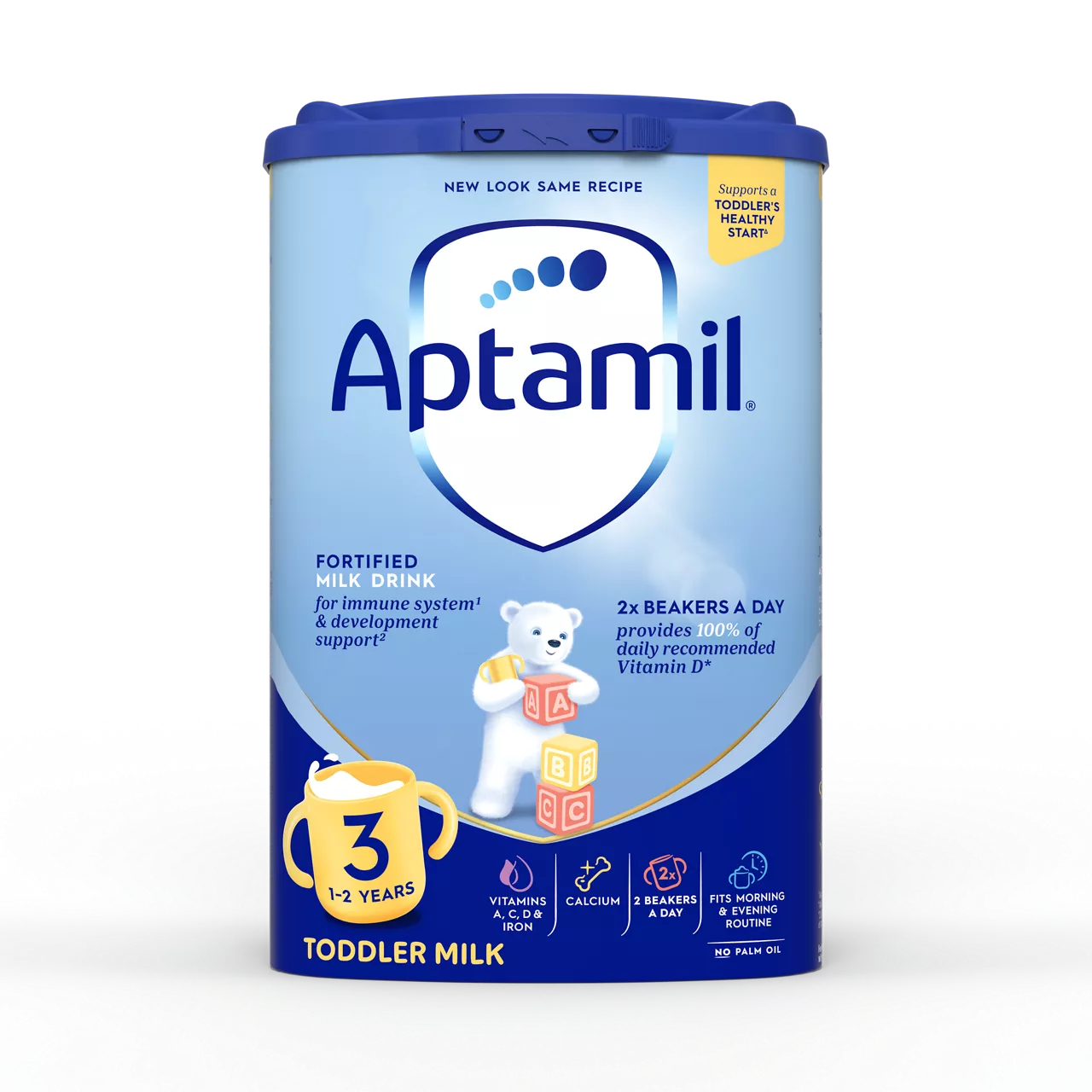 2罐装||英国爱他美 Aptamil Formula 3段婴儿奶粉 1-2岁 800G 新包装