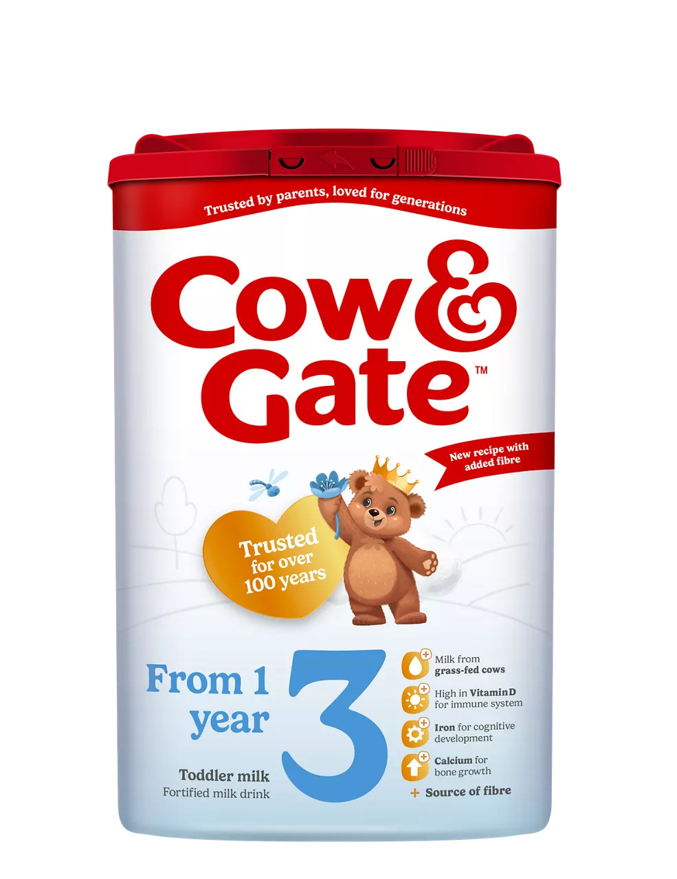 6罐装||英国牛栏Cow&Gate3段婴儿奶粉 1-2岁 800G 新包装