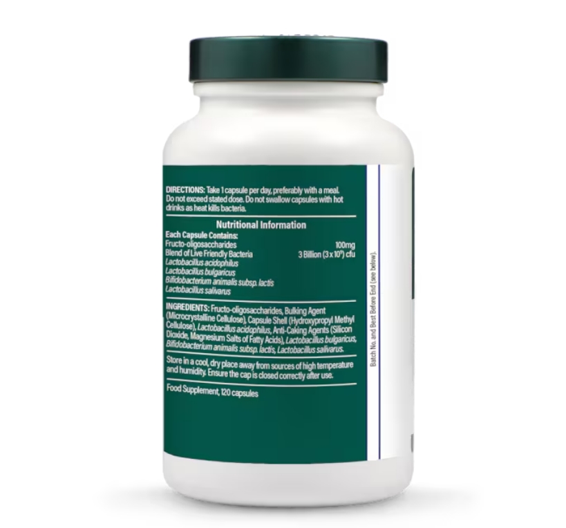 H&B 荷柏瑞嗜酸乳杆菌胶囊30亿 肠道益生菌 120粒 Holland&Barrett