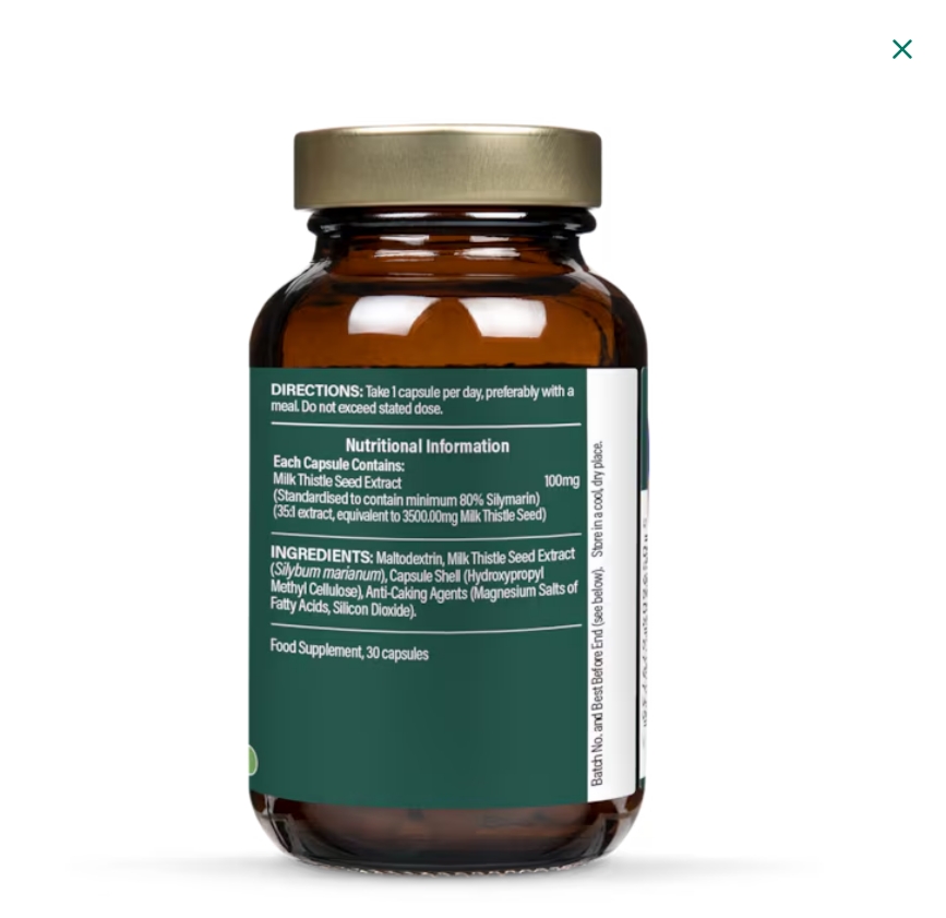 4盒装||H&B天然护肝奶蓟胶囊100mg 60粒Holland&Barrett