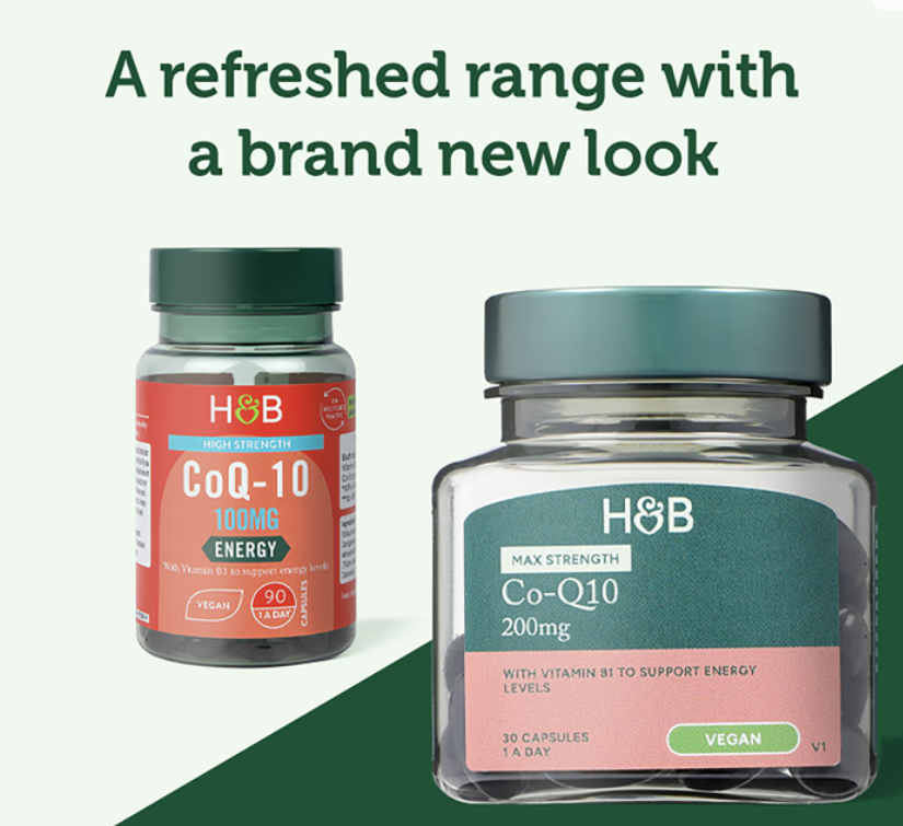 H&B 荷柏瑞辅酶Q10 助力心脏 200mg 30粒 Holland & Barrett