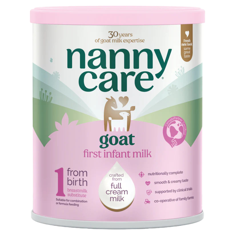 2罐装||英国Nannycare纳尼凯尔婴幼儿羊奶粉1段 0-6个月 800g【配方升级，含HMO】