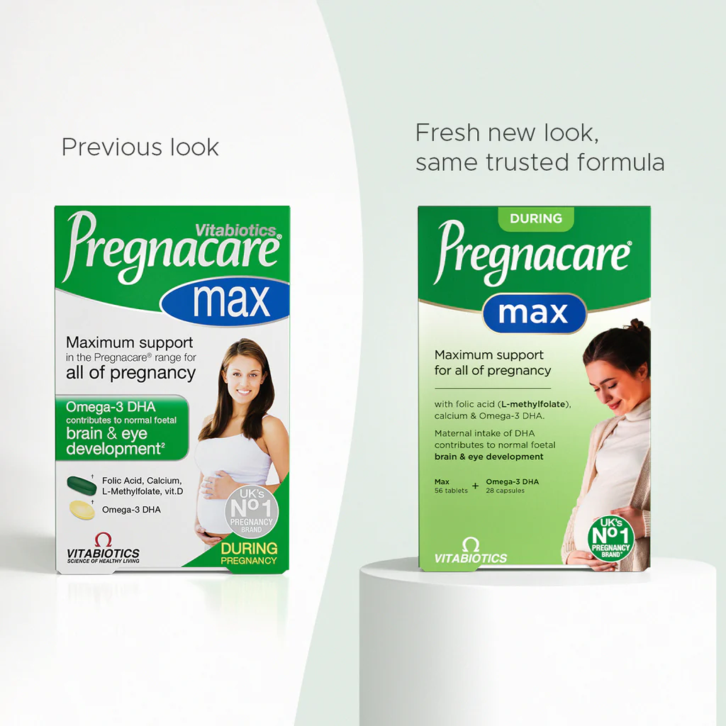 3盒装||薇塔贝尔Vitabiotics Pregnacare孕期全效Max系列营养素 56+28片 x 3 新包装