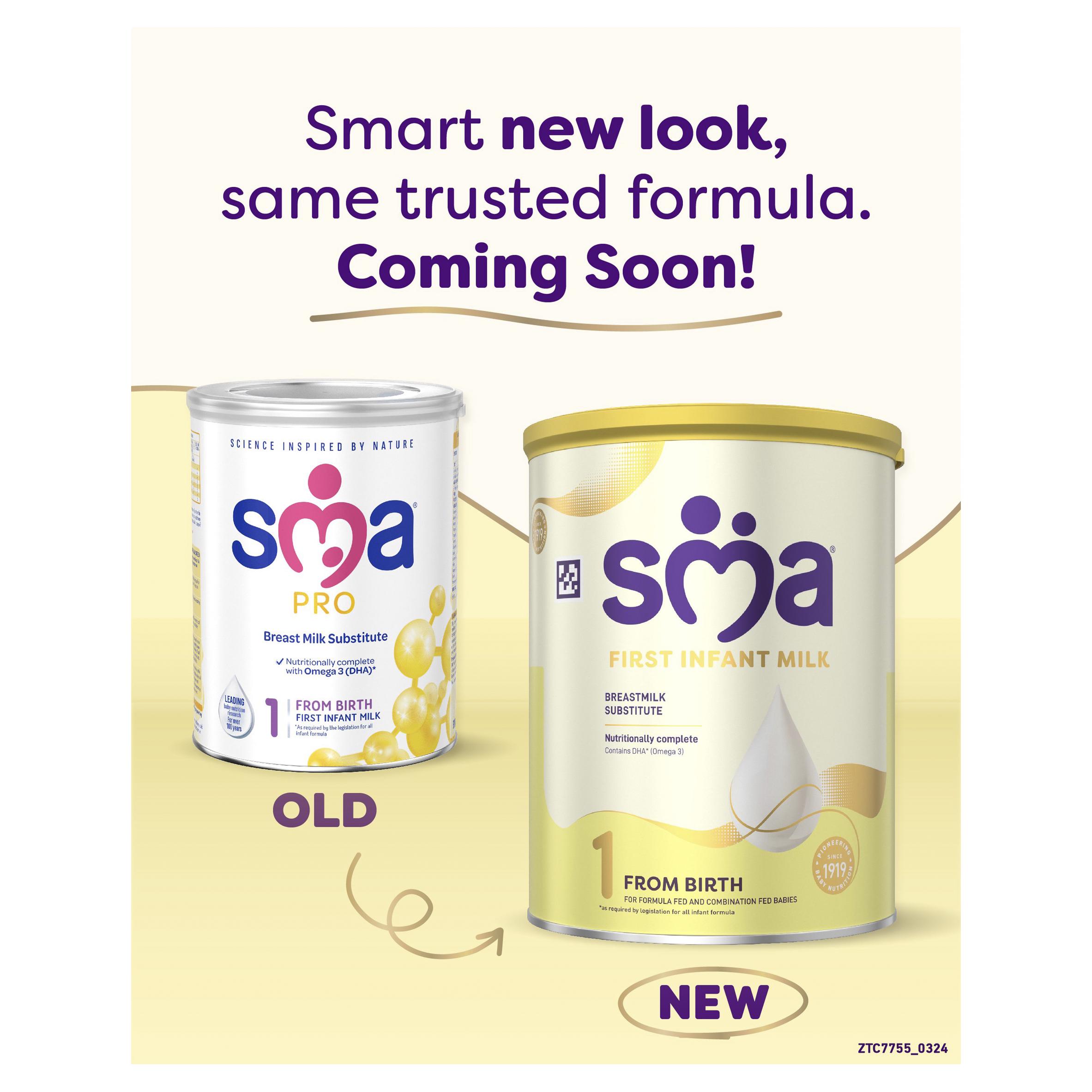 英国惠氏SMA PRO系列婴儿奶粉1段 0-6月 (雀巢)